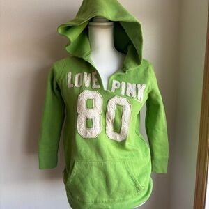 Y2K PINK Victoria's Secret Green Women’s Hoodie